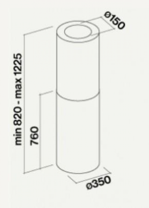 Островная вытяжка Falmec Polar Isola Rame 35 CPWI90.E4P2#ZZZA491F в магазине «На диване» в Саранске  — Выгодная цена